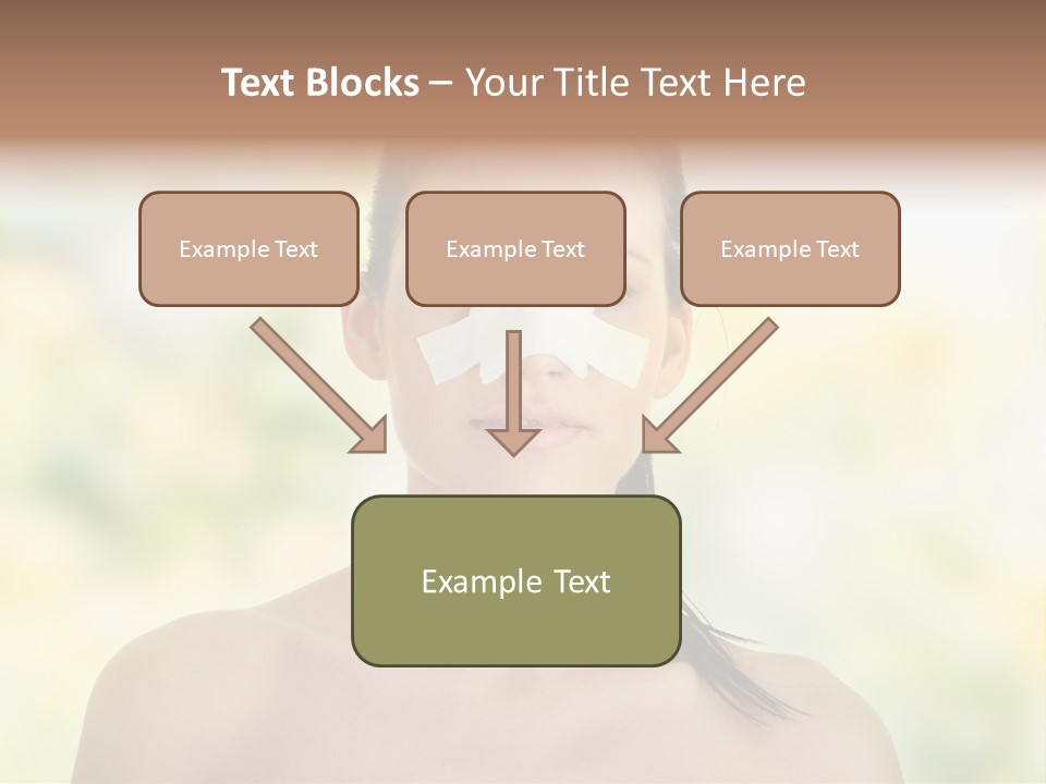 Beauty Background Portrait PowerPoint Template
