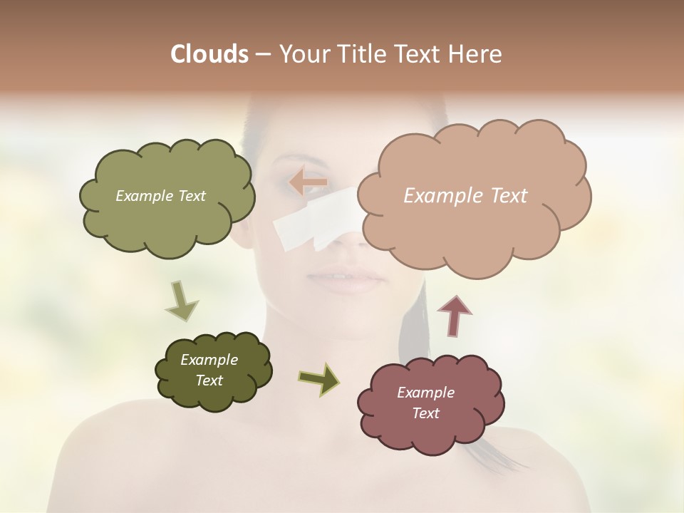 Beauty Background Portrait PowerPoint Template