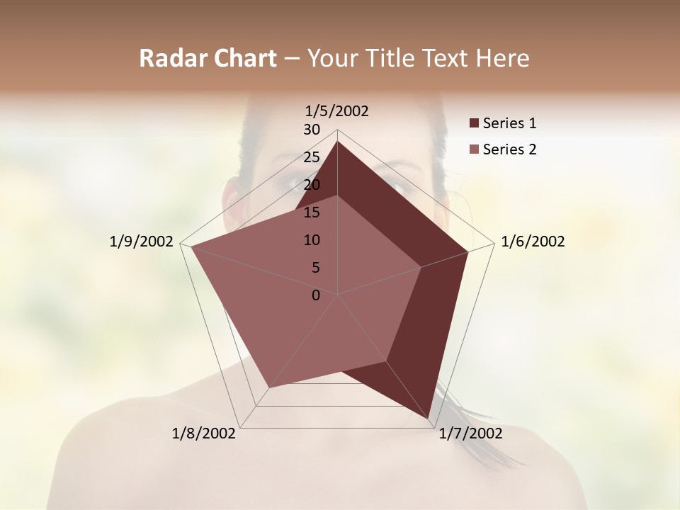 Beauty Background Portrait PowerPoint Template