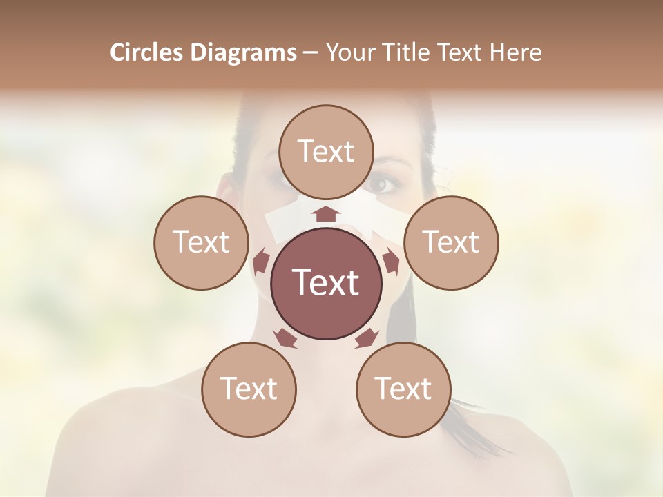 Beauty Background Portrait PowerPoint Template