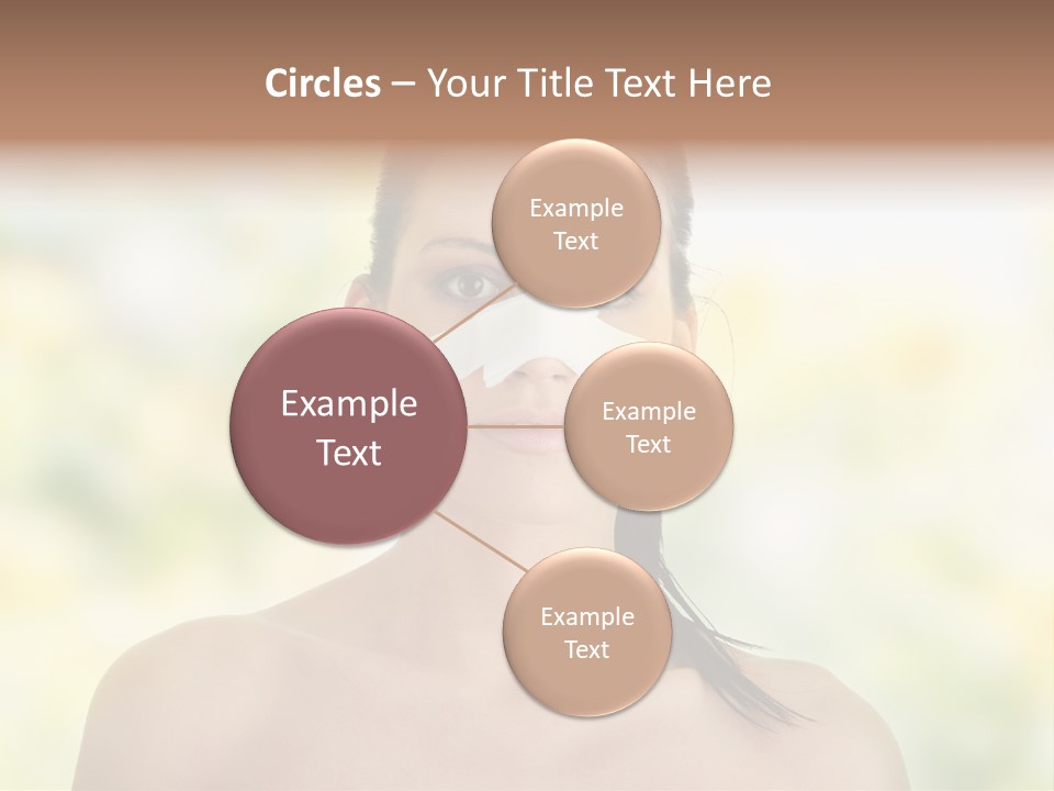 Beauty Background Portrait PowerPoint Template