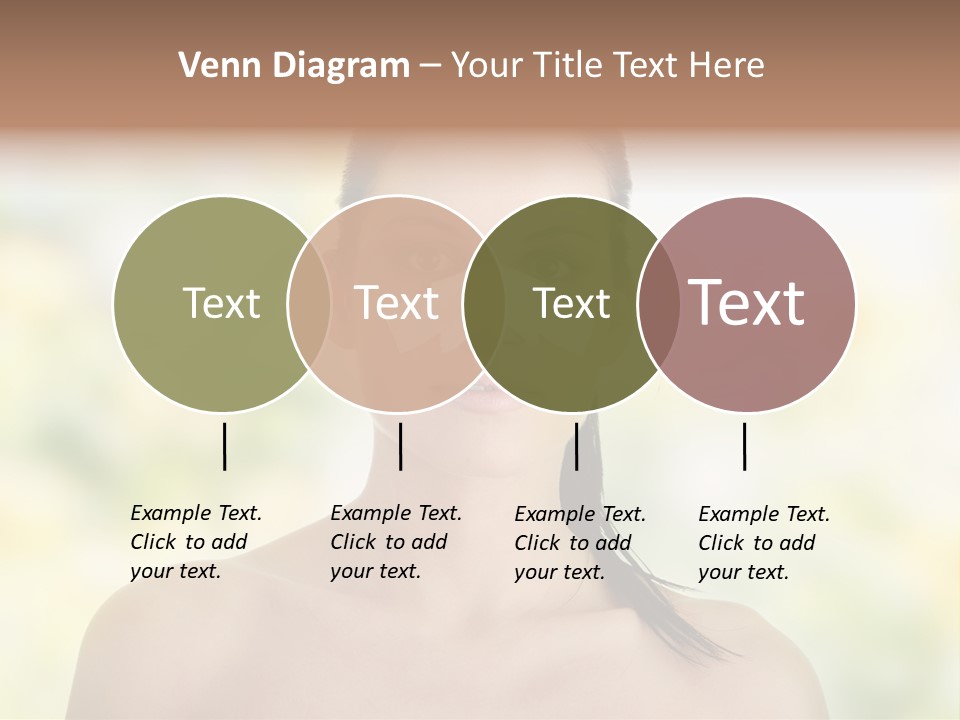 Beauty Background Portrait PowerPoint Template