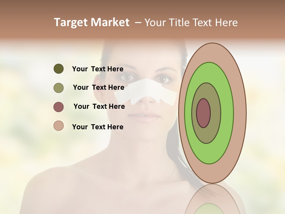 Beauty Background Portrait PowerPoint Template