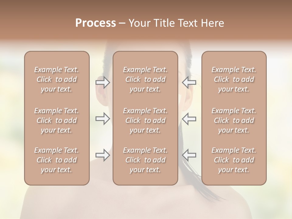 Beauty Background Portrait PowerPoint Template