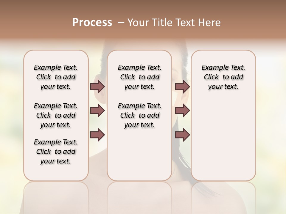 Beauty Background Portrait PowerPoint Template