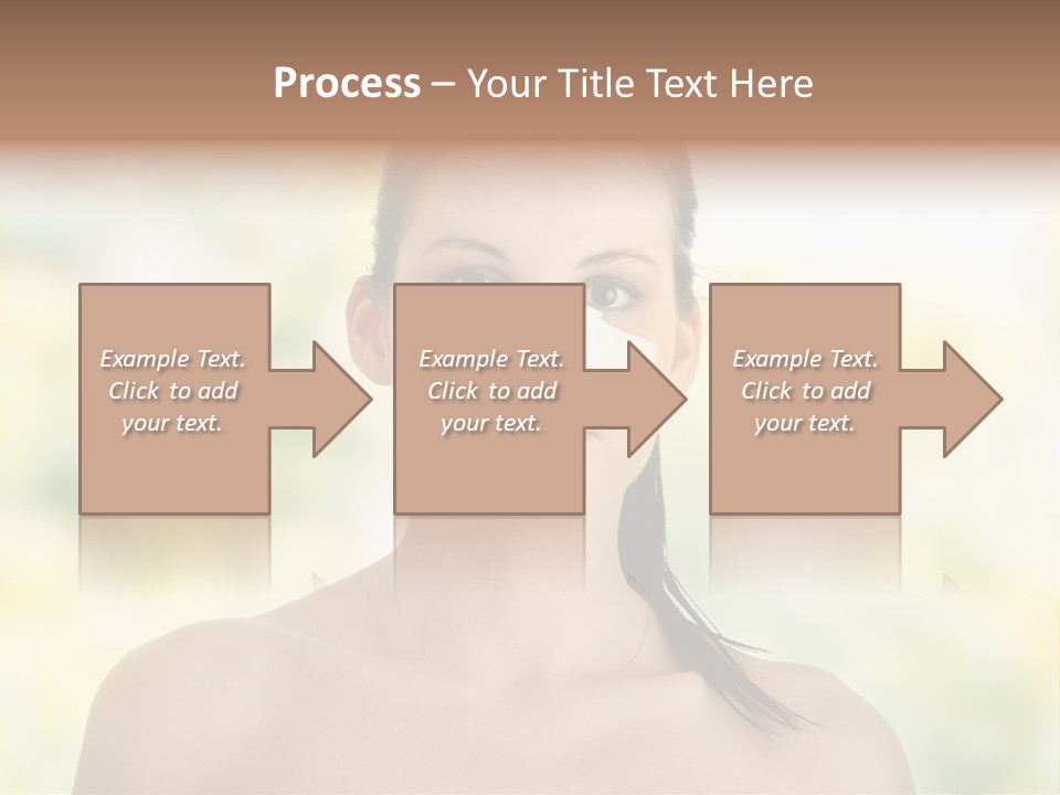 Beauty Background Portrait PowerPoint Template