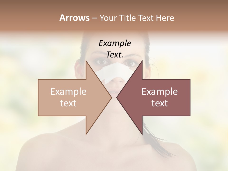 Beauty Background Portrait PowerPoint Template