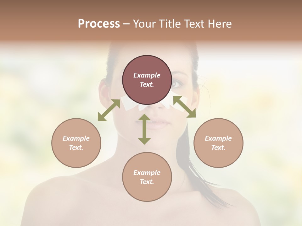 Beauty Background Portrait PowerPoint Template