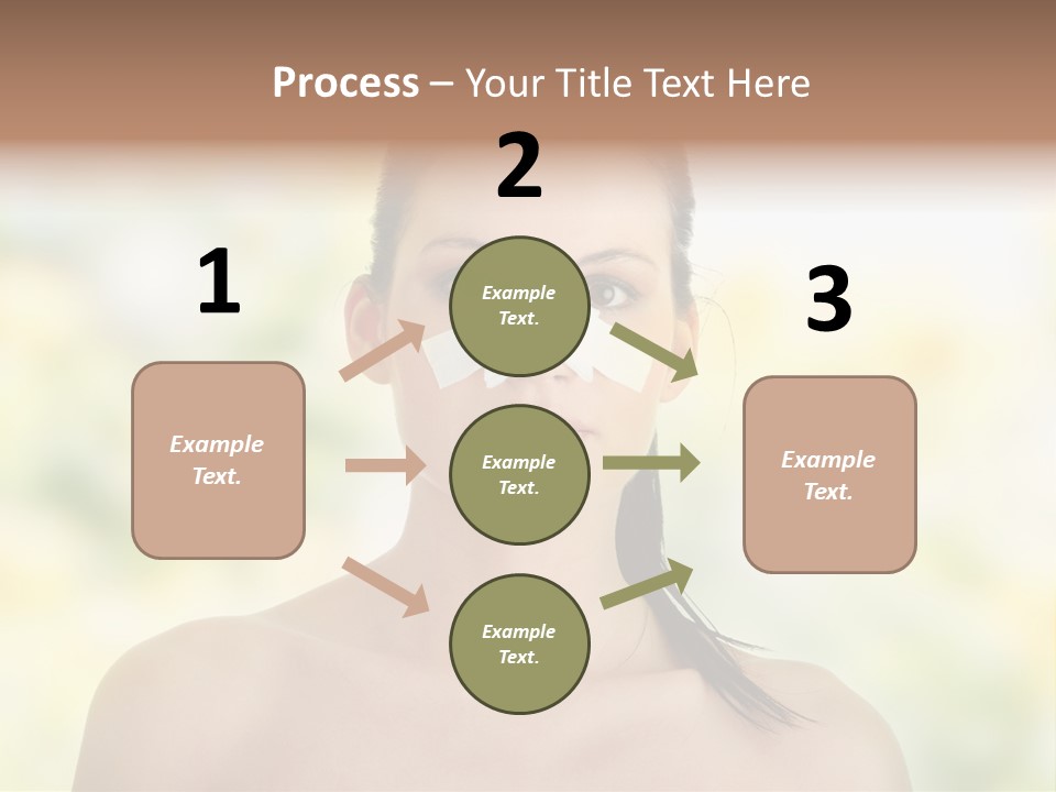 Beauty Background Portrait PowerPoint Template