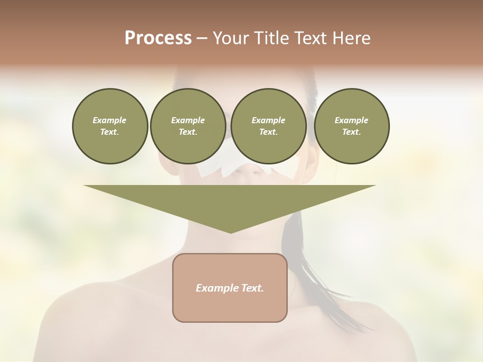 Beauty Background Portrait PowerPoint Template