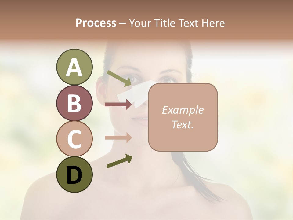 Beauty Background Portrait PowerPoint Template