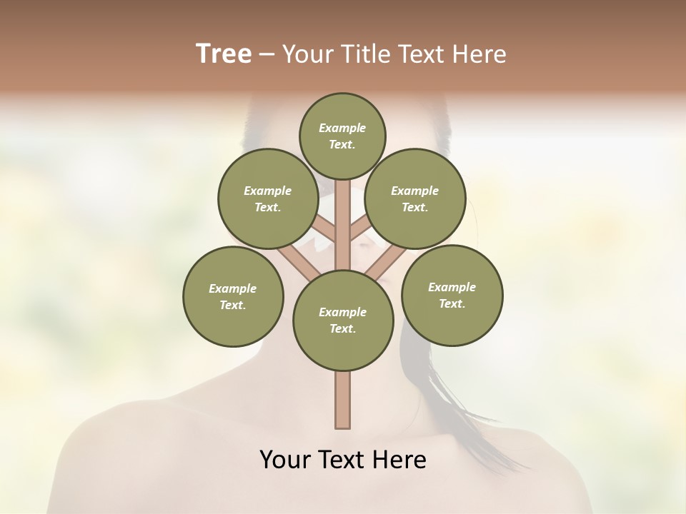 Beauty Background Portrait PowerPoint Template