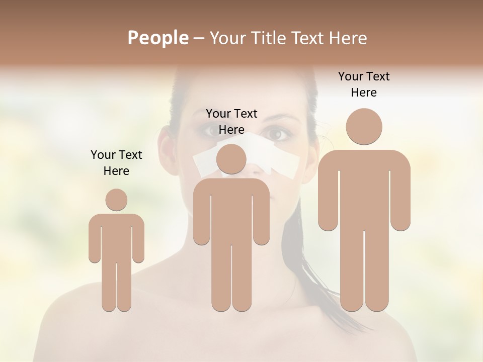 Beauty Background Portrait PowerPoint Template