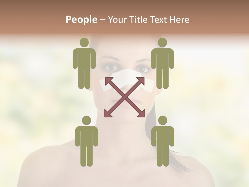 Beauty Background Portrait PowerPoint Template