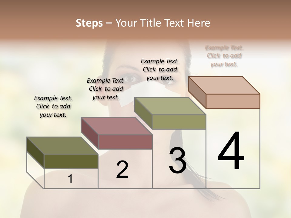 Beauty Background Portrait PowerPoint Template