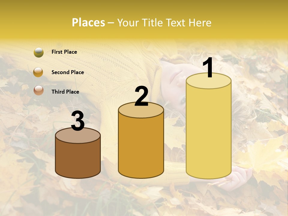 Happy Face Woman PowerPoint Template