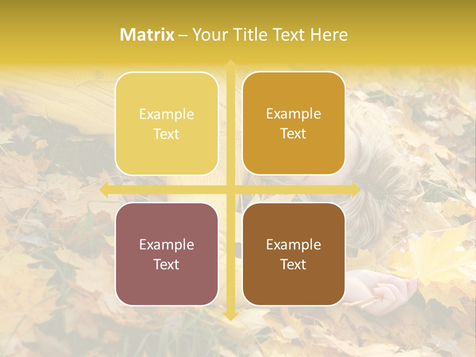 Happy Face Woman PowerPoint Template