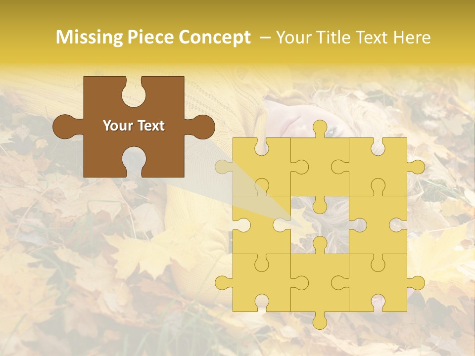 Happy Face Woman PowerPoint Template