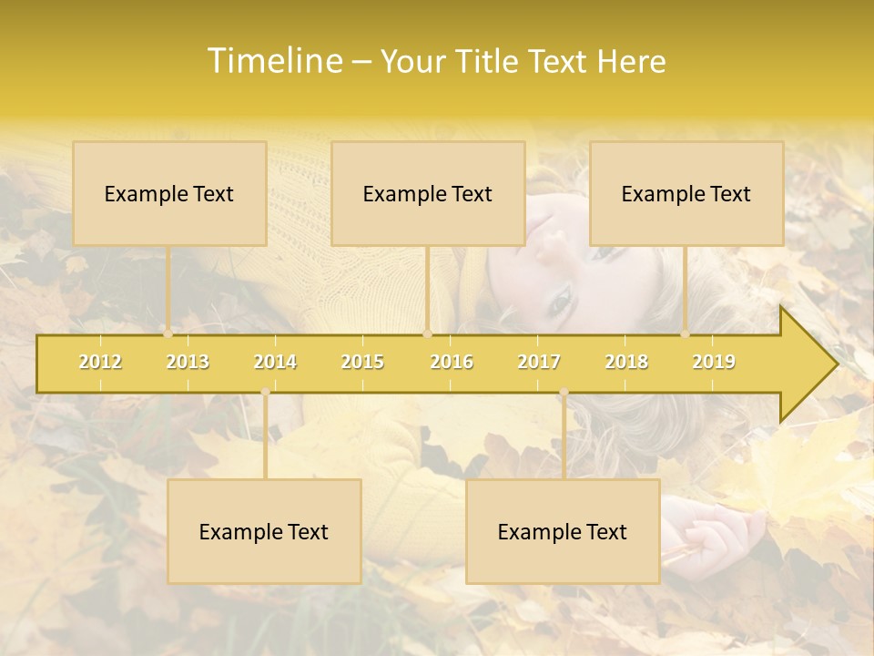 Happy Face Woman PowerPoint Template