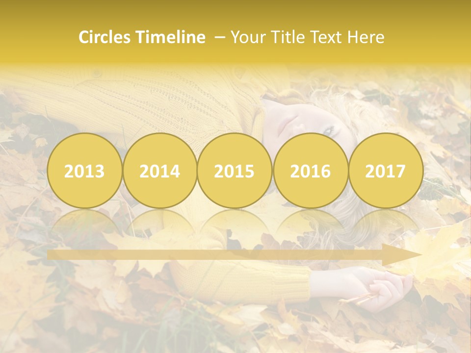 Happy Face Woman PowerPoint Template