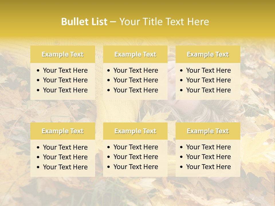 Happy Face Woman PowerPoint Template