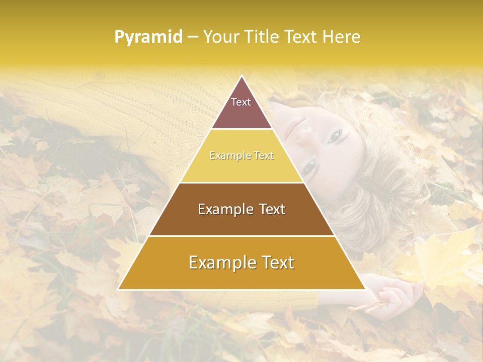 Happy Face Woman PowerPoint Template