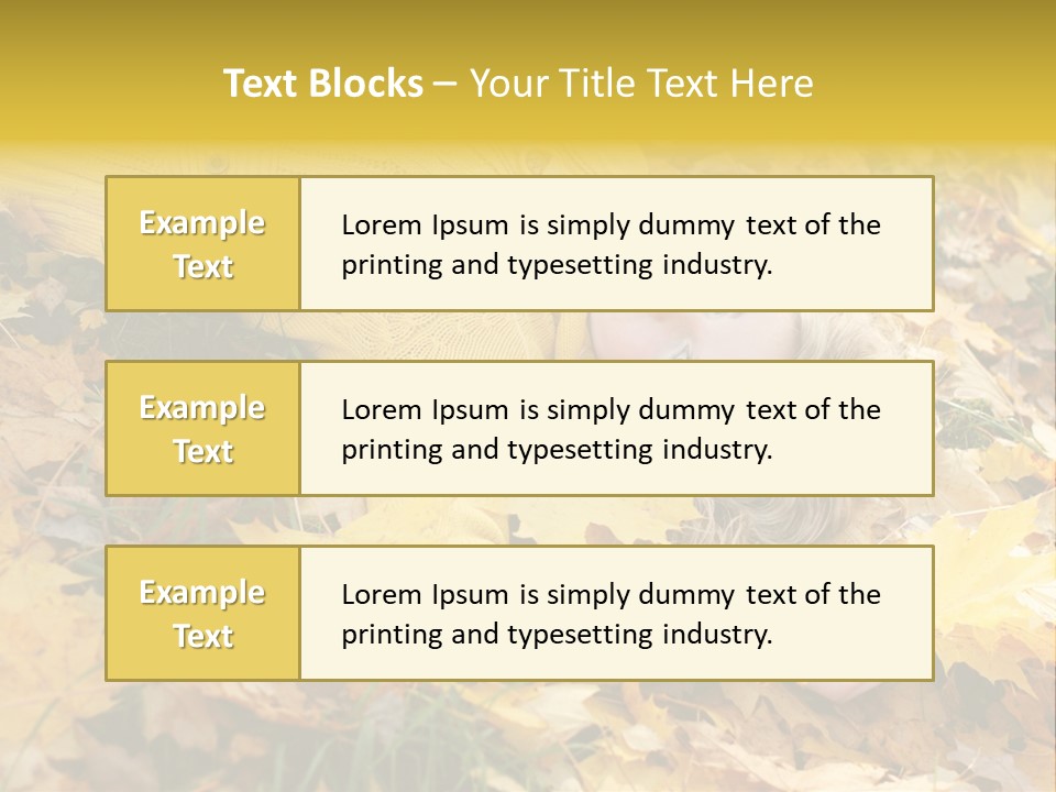 Happy Face Woman PowerPoint Template