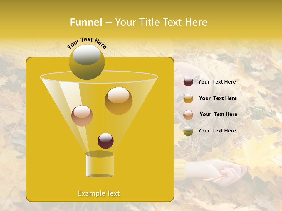 Happy Face Woman PowerPoint Template