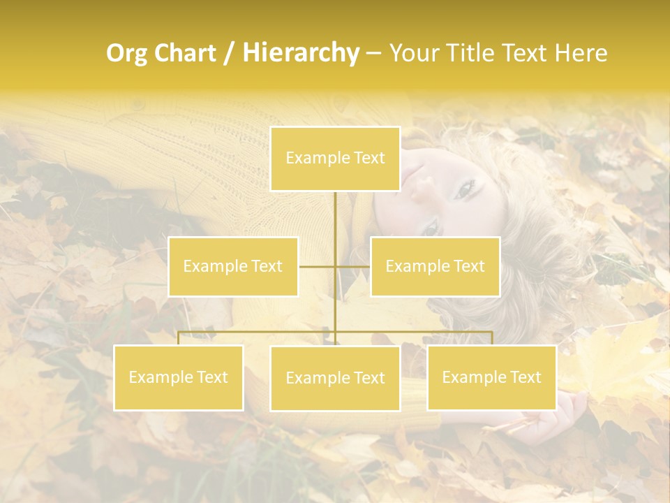 Happy Face Woman PowerPoint Template