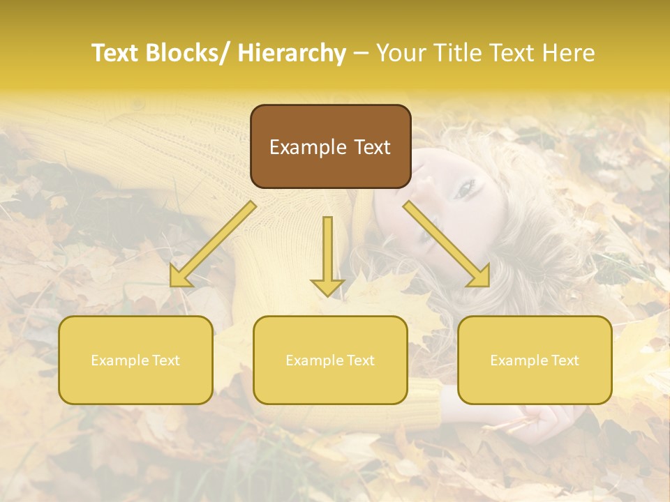 Happy Face Woman PowerPoint Template