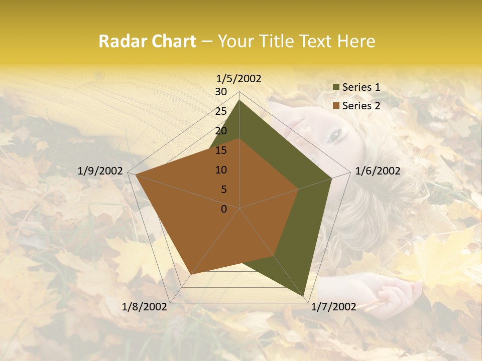 Happy Face Woman PowerPoint Template