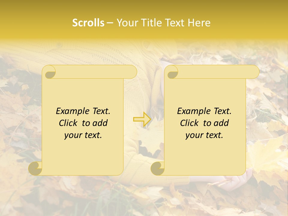 Happy Face Woman PowerPoint Template