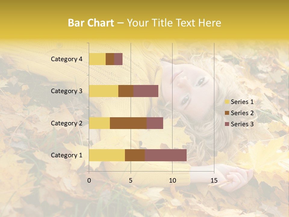 Happy Face Woman PowerPoint Template