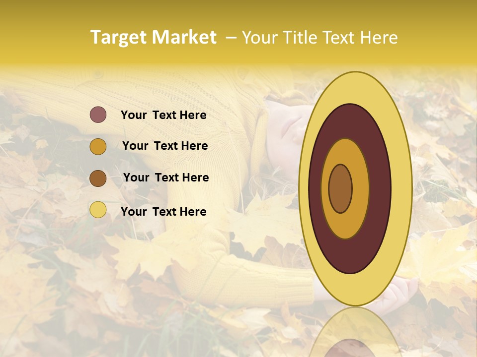 Happy Face Woman PowerPoint Template