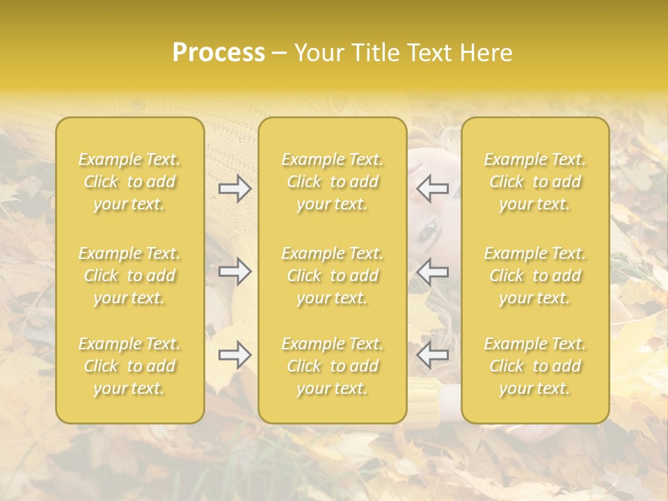 Happy Face Woman PowerPoint Template