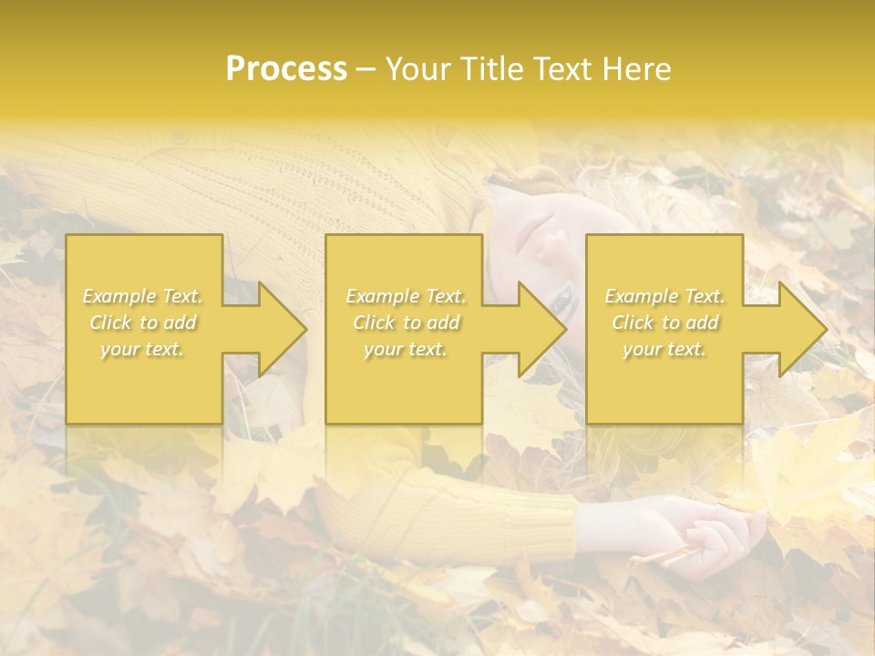 Happy Face Woman PowerPoint Template