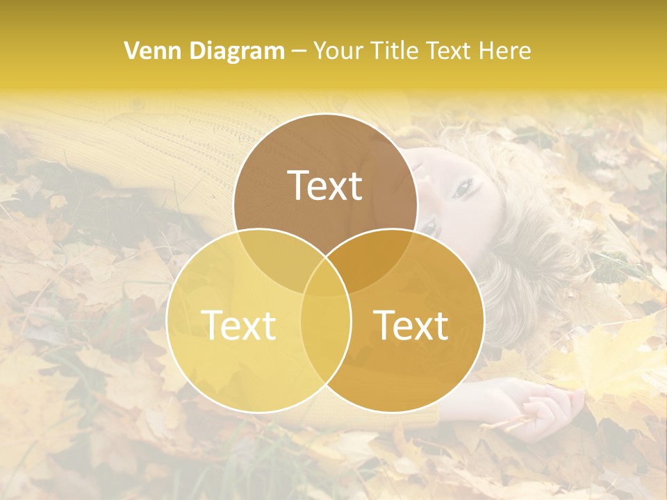 Happy Face Woman PowerPoint Template