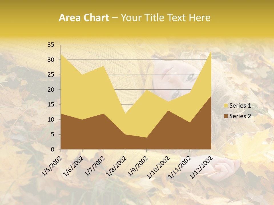 Happy Face Woman PowerPoint Template