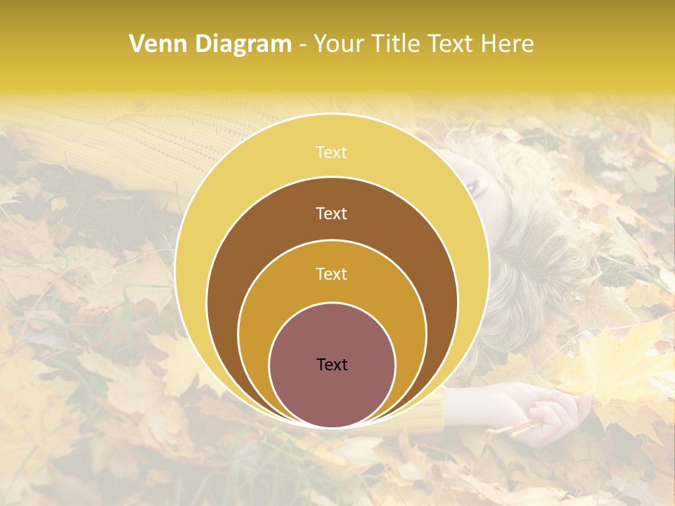 Happy Face Woman PowerPoint Template