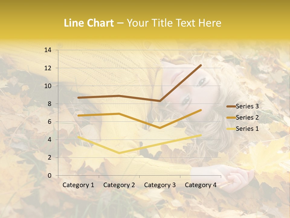 Happy Face Woman PowerPoint Template