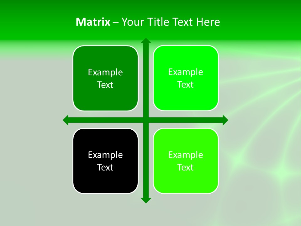 Abstract Lines Fractal PowerPoint Template