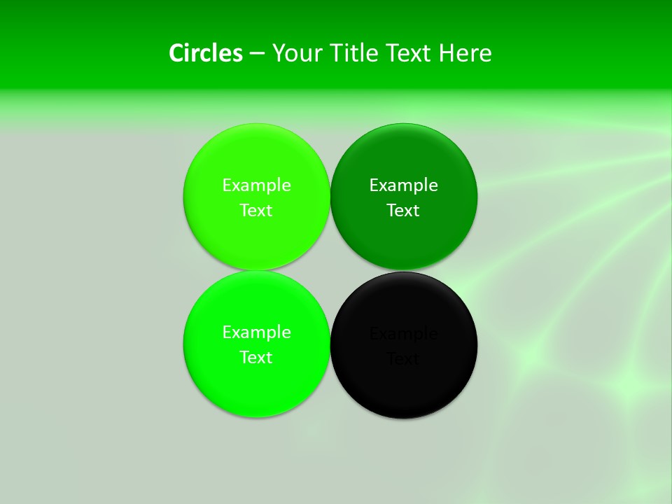 Abstract Lines Fractal PowerPoint Template