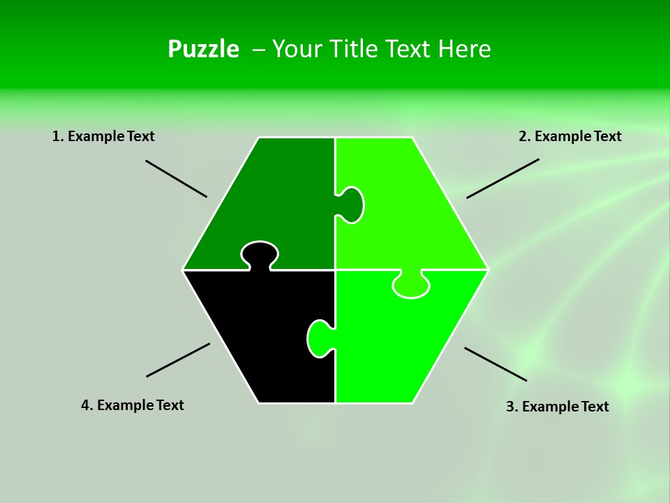 Abstract Lines Fractal PowerPoint Template