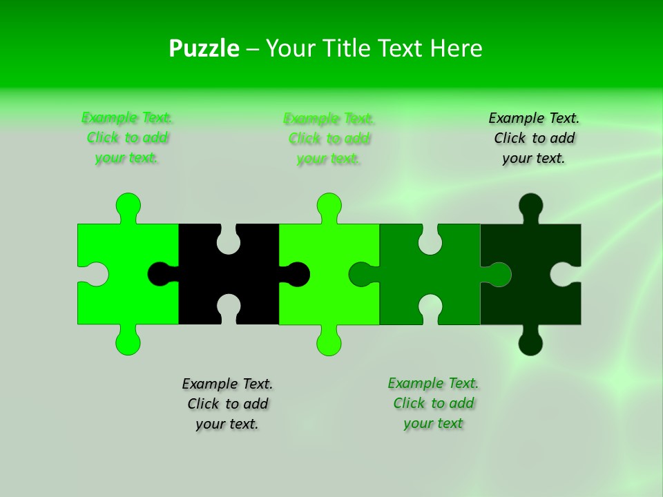 Abstract Lines Fractal PowerPoint Template