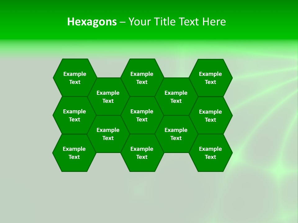 Abstract Lines Fractal PowerPoint Template