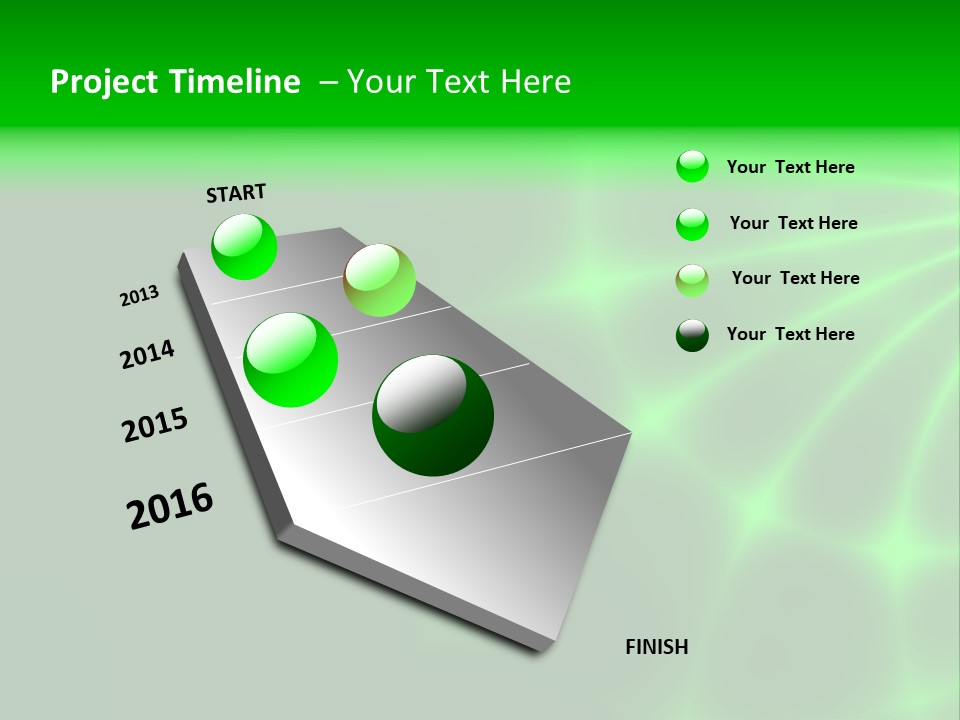 Abstract Lines Fractal PowerPoint Template