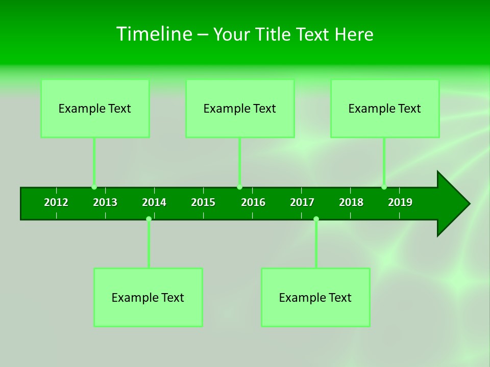 Abstract Lines Fractal PowerPoint Template