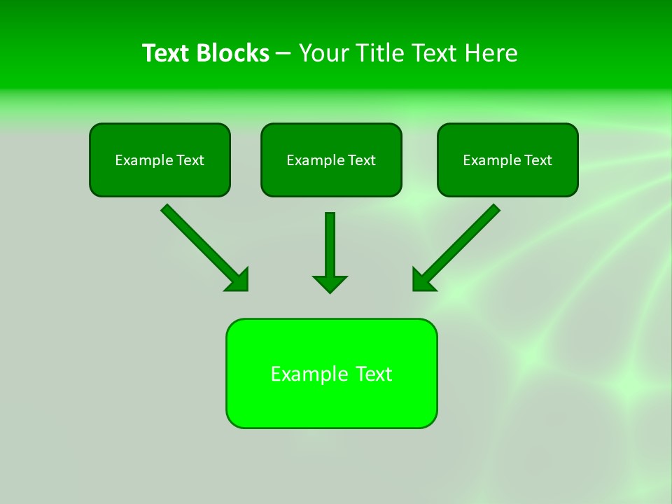 Abstract Lines Fractal PowerPoint Template