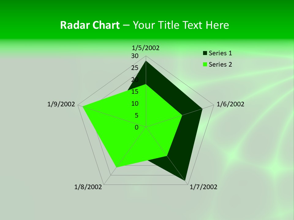 Abstract Lines Fractal PowerPoint Template
