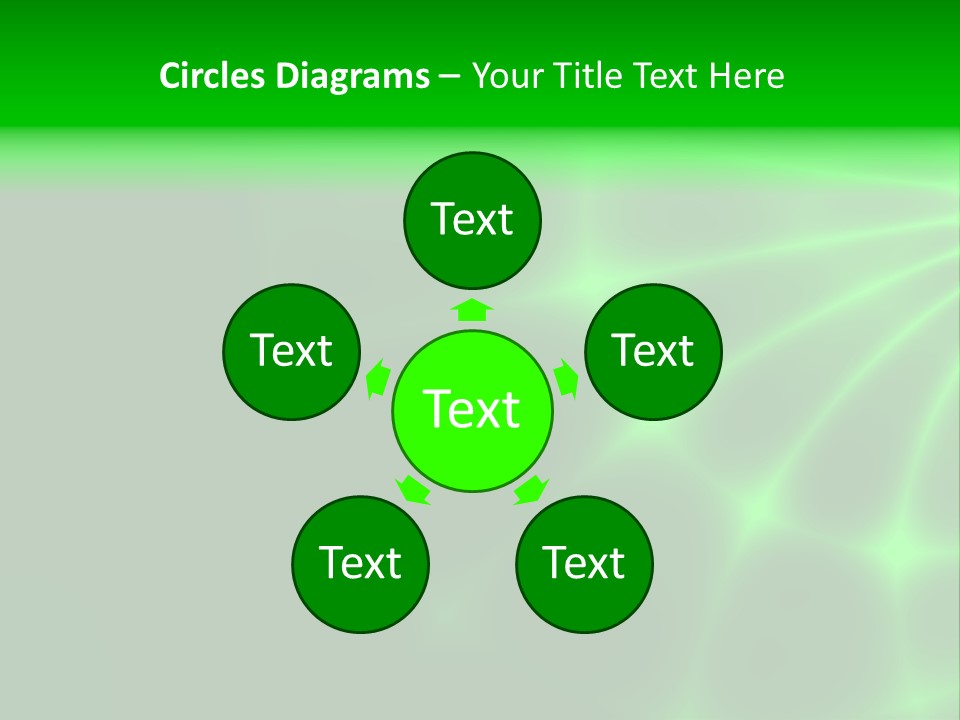 Abstract Lines Fractal PowerPoint Template